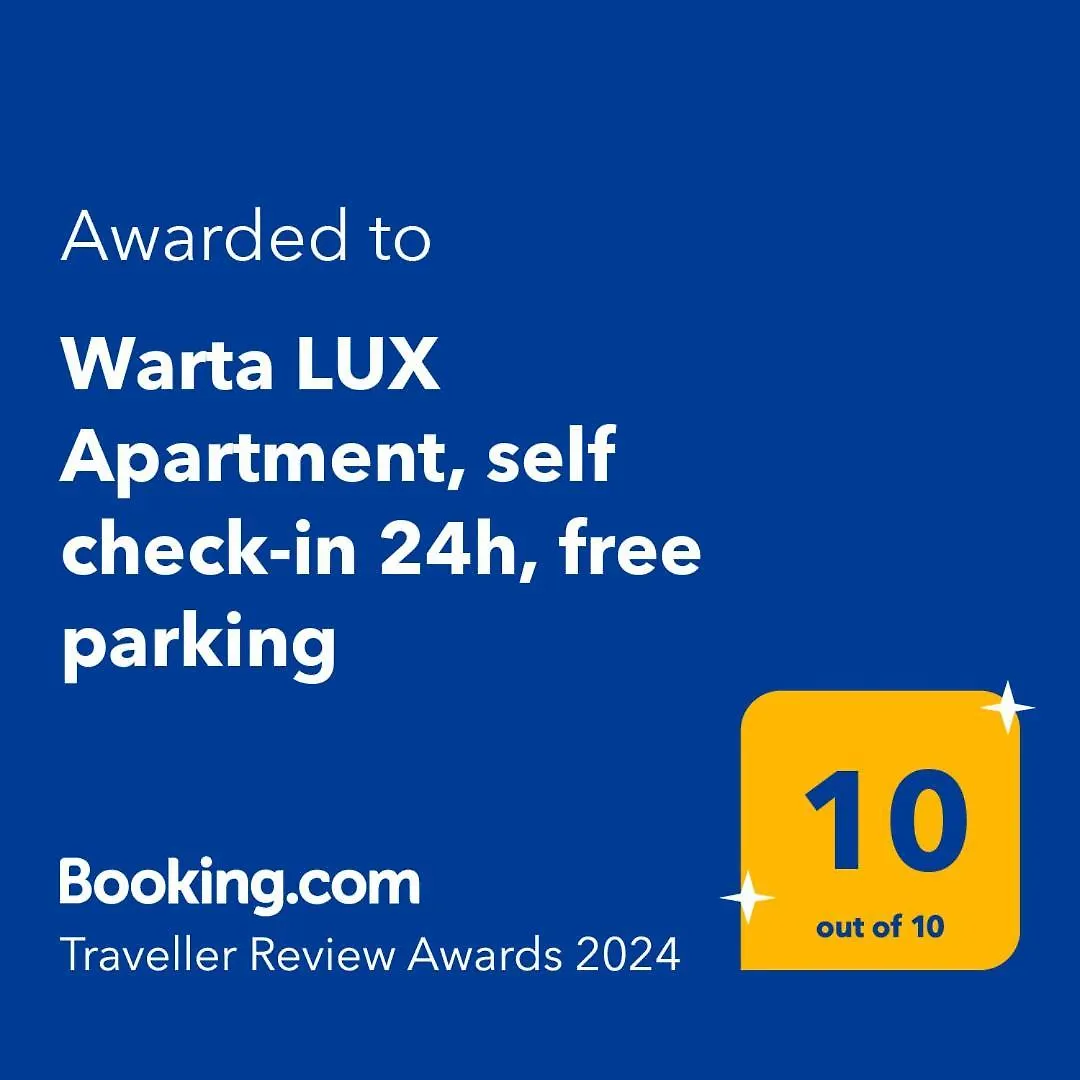 Apartmán Warta Lux Apartment, Self Check-In 24H, Free Parking Poznaň Polsko